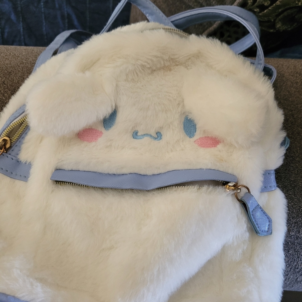 Cinnamon roll mini backpack